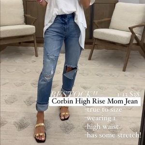 High waisted destroyed jeans. From shop talulah